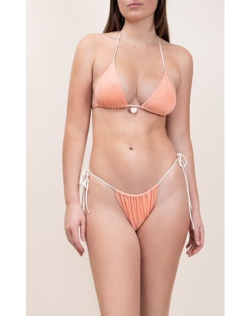 Bas de maillot Alaior éponge corail
