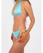 Bas de maillot Mila turquoise/rose