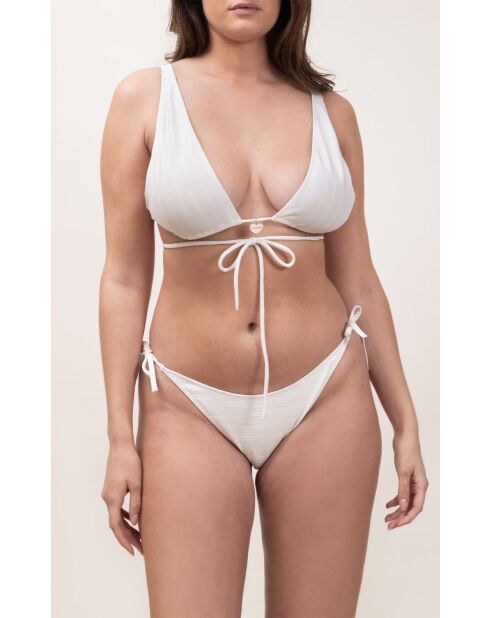 Bas de maillot Monterosso blanc jacquard