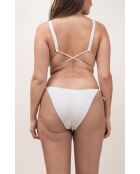 Bas de maillot Monterosso blanc jacquard