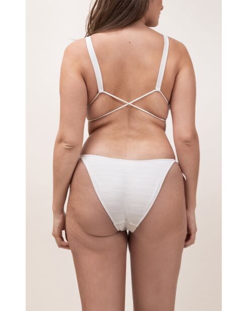 Bas de maillot Monterosso blanc jacquard