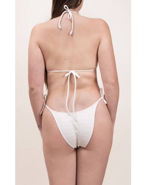 Bas de maillot Monterosso blanc jacquard