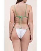 Bas de maillot Alaior blanc rayé