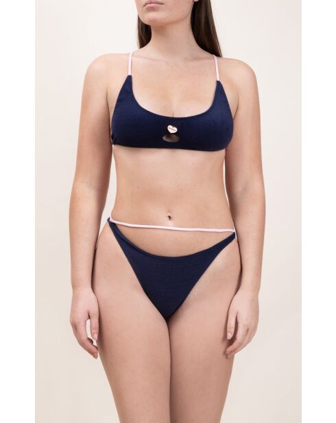 Haut de maillot Lucia eponge/blush
