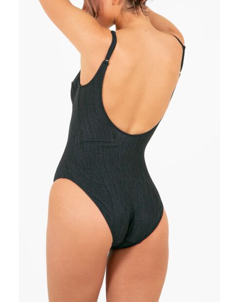 Maillot une-pièce San Remo noir jacquard