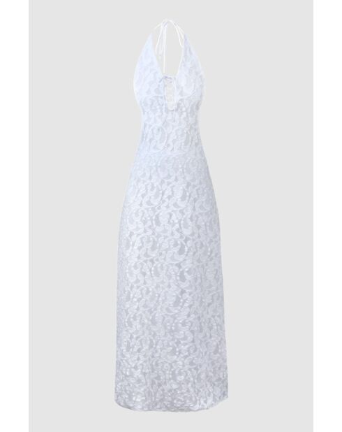Robe Alison Alison blanche dentelle
