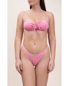 Haut de maillot Remini vichy rose