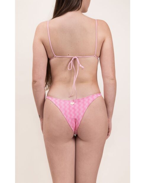 Haut de maillot Remini vichy rose
