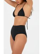 Haut de maillot Noto noir jacquard