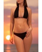Haut de maillot Bianca noir jacquard