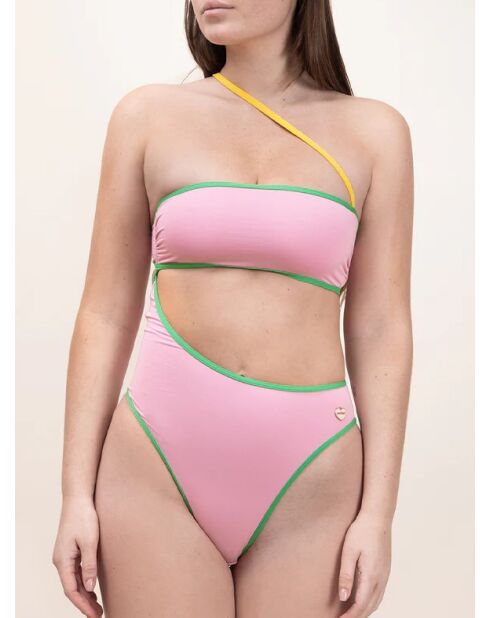 Maillot une-pièce Capri blush