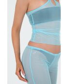 Top Mia mesh turquoise