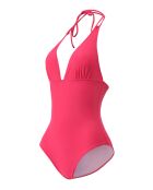 Maillot une-pièce Positano fuchsia