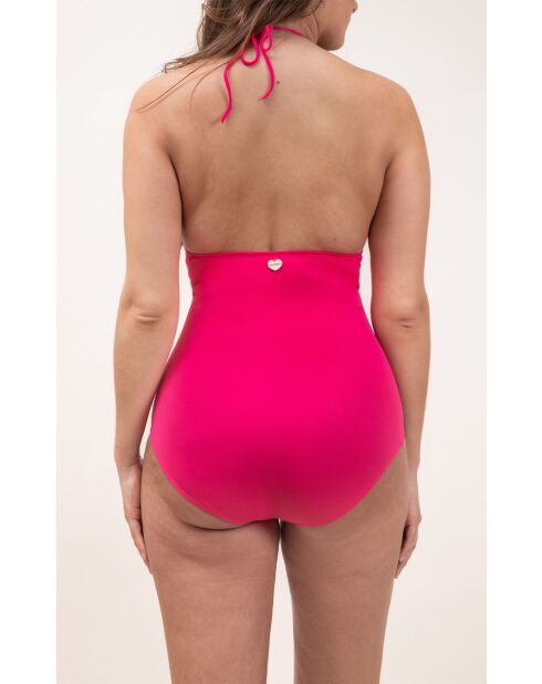Maillot une-pièce Positano fuchsia