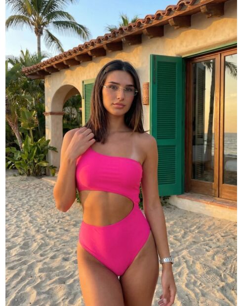 Maillot une-pièce Cefalu fuchsia