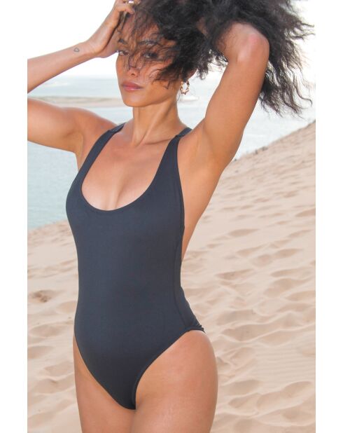 Maillot une-pièce Marmi noir