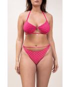 Haut de maillot Ponza fuchsia lurex