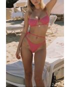 Haut de maillot Ponza fuchsia lurex