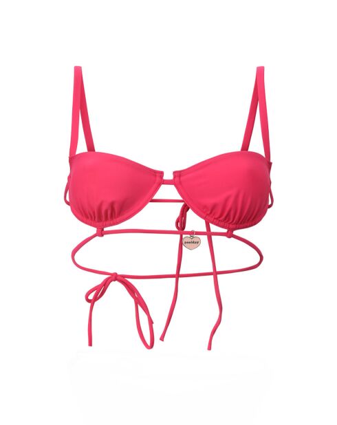 Haut de maillot Ponza fuchsia
