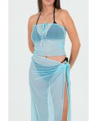 Jupe/Top Nora mesh turquoise