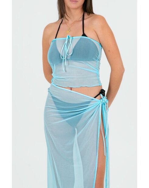 Jupe/Top Nora mesh turquoise