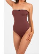 Maillot une-pièce Cala Rossa marron