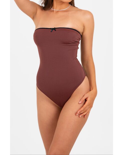 Maillot une-pièce Cala Rossa marron
