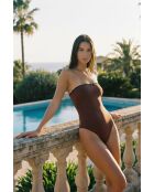 Maillot une-pièce Cala Rossa marron