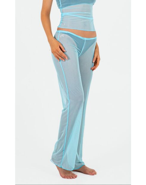 Pantalon Paola Paola mesh turquoise