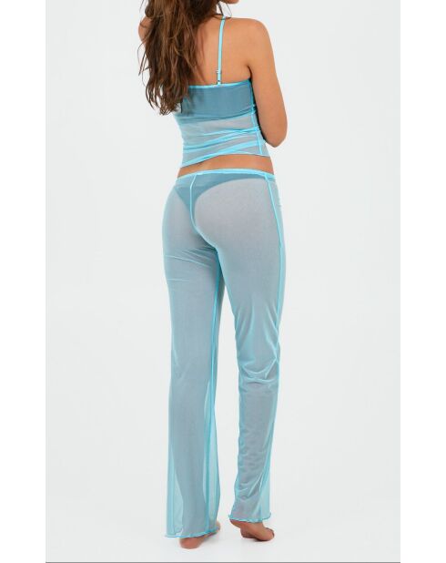 Pantalon Paola Paola mesh turquoise