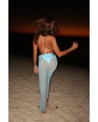 Pantalon Paola Paola mesh turquoise