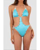 Maillot une-pièce Sophia turquoise