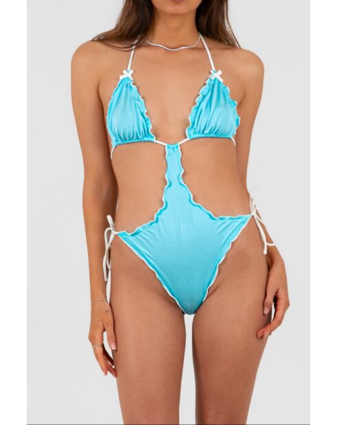 Maillot une-pièce Sophia turquoise