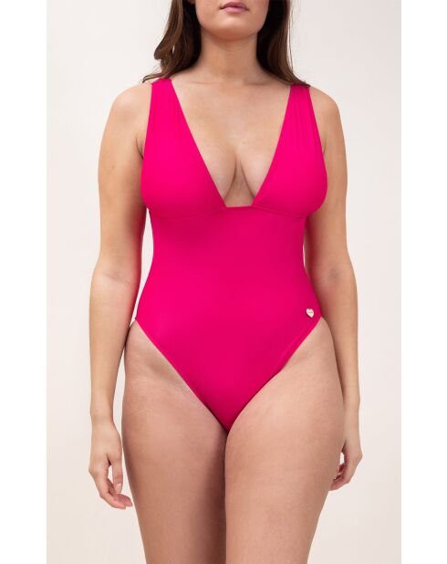 Maillot une-pièce Saltwhistle fuchsia