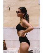Haut de maillot Amalfi noir jacquard