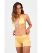 Haut Amy réversible  jaune/turquoise