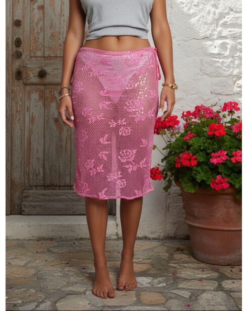Jupe/Robe Clo rose