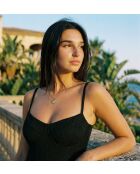 Maillot une-pièce San Remo noir jacquard
