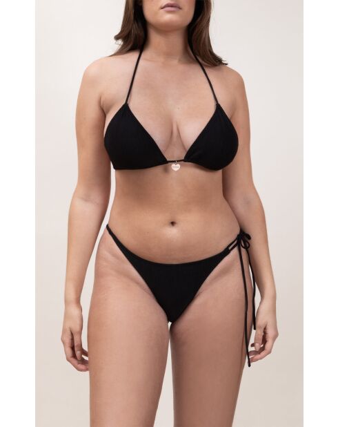 Haut de maillot Talita noir jacquard