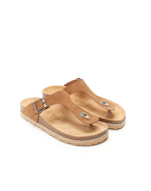 Sandales en cuir Blanca brunes