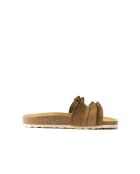 Sandales en daim Sofia Chocolate brun foncé