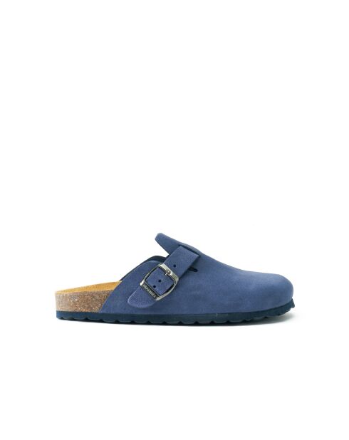 Sabots en daim jeans