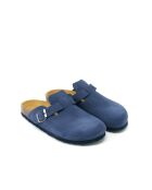 Sabots en daim jeans