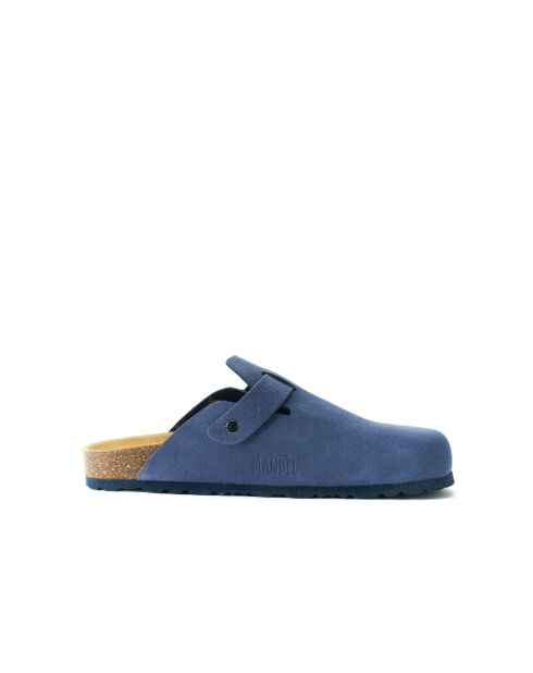 Sabots en daim jeans