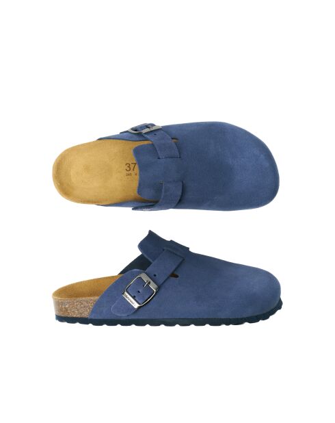 Sabots en daim jeans