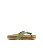 Sandales en daim Lene rosemary vertes