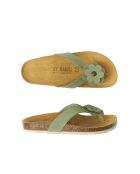 Sandales en daim Lene rosemary vertes