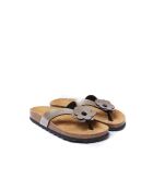 Sandales en cuir Lene bronze