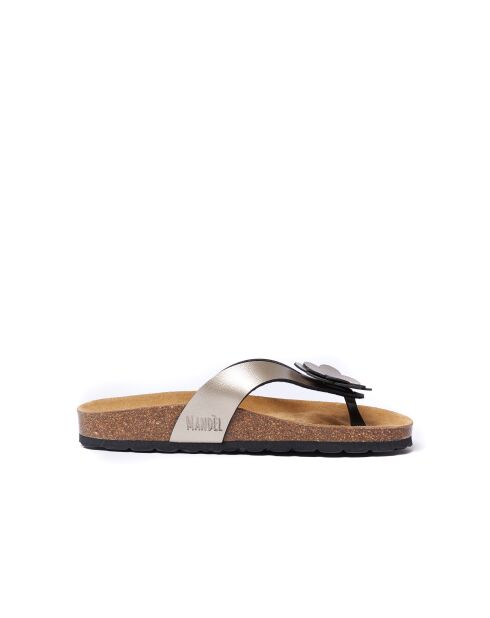 Sandales en cuir Lene bronze