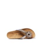 Sandales en cuir Lene bronze